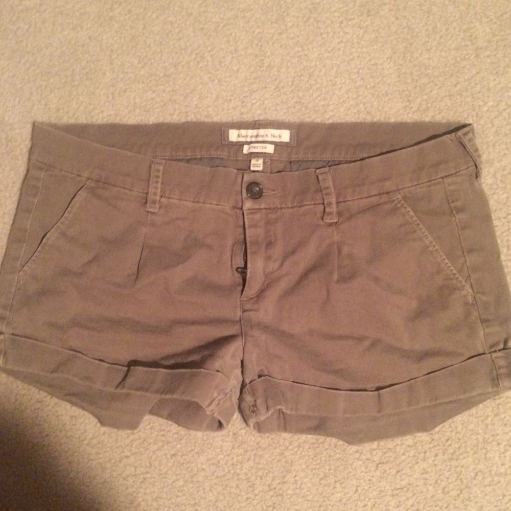 Abercrombie & Fitch Size 10 Low Rise Brown Shorts